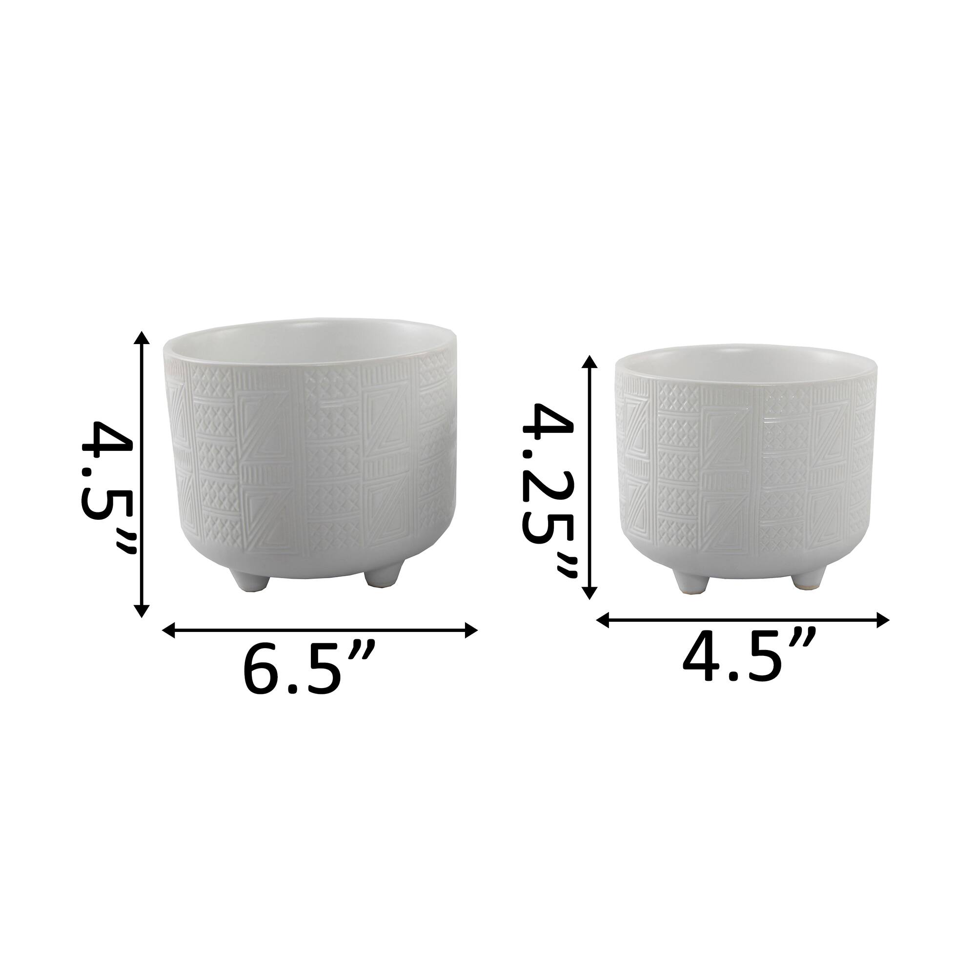 Flora Bunda® Hiero Footed Planter Set